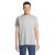 Tricou la baza gatului, Barbati, maneca scurta, SOL'S, 2401E11887, Bumbac, Gri pure, L