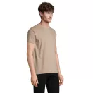 Tricou la baza gatului cu maneca scurta, Barbati, SOL'S, 2601E12074, Bumbac, Crem rope, L