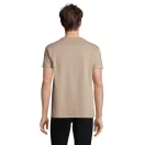 Tricou la baza gatului cu maneca scurta, Barbati, SOL'S, 2601E12074, Bumbac, Crem rope, L