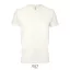 Tricou la baza gatului, Barbati, maneca scurta, SOL'S, 2401E11906, Bumbac, Crem, L