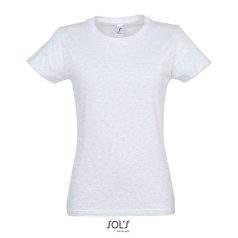   Tricou la baza gatului, Dama, maneca scurta, SOL'S, 2401E11919, Bumbac, Gri ash, M