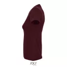 Tricou la baza gatului cu maneca scurta, Femei, SOL'S, 2601E12080, Bumbac, Burgundy, M