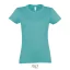 IMPERIAL-WOMEN TSHIRT-190g, Cotton, Carolina Blue, TWIN, M