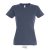 Tricou la baza gatului, Dama, maneca scurta, SOL'S, 2401E11931, Bumbac, Albastru denim, 3XL