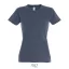 IMPERIAL-WOMEN TSHIRT-190g, Cotton, Denim Blue, TWIN, XXL