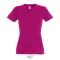 IMPERIAL-WOMEN TSHIRT-190g, Cotton, Fuchsia, TWIN, XL