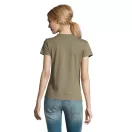 Tricou la baza gatului cu maneca scurta, Femei, SOL'S, 2601E12097, Bumbac, Kaki, XL