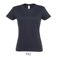   Tricou la baza gatului, Dama, maneca scurta, SOL'S, 2401E11937, Bumbac, Albastru navy, 3XL