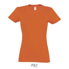   Tricou la baza gatului, Dama, maneca scurta, SOL'S, 2401E11938, Bumbac, Portocaliu, 3XL