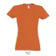 IMPERIAL-WOMEN TSHIRT-190g, Cotton, orange, TWIN, S