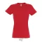 IMPERIAL-WOMEN TSHIRT-190g, Cotton, red, TWIN, XXL