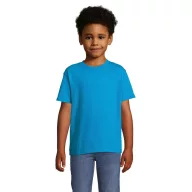   Tricou la baza gatului cu maneca scurta, Copii, SOL'S, 2601E10849, Bumbac, Albastru Aqua, M
