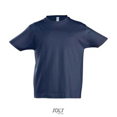 IMPERIAL-KIDS TSHIRT-190g, Cotton, French Navy, MALE, L