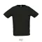 SPORTY-MEN TSHIRT-140g, Polyester, black, MALE, XS
