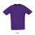 Tricou la baza gatului, Barbati, maneca scurta, SOL'S, 2401E11957, Poliester, Violet dark, 3XL