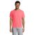 Tricou la baza gatului, Barbati, maneca scurta, SOL'S, 2401E11974, Poliester, Roz coral neon, 3XL