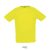 Tricou la baza gatului, Barbati, maneca scurta, SOL'S, 2401E11982, Poliester, Galben neon, 3XL