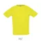 SPORTY-MEN TSHIRT-140g, Polyester, New Safety Green, MALE, XXL
