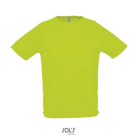 SPORTY-MEN TSHIRT-140g, Polyester, Navy/Gold, MALE, XXL