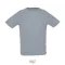 SPORTY-MEN TSHIRT-140g, Polyester, Pure Grey, MALE, XL