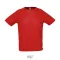 SPORTY-MEN TSHIRT-140g, Polyester, red, MALE, M