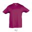REGENT-KIDS TSHIRT-150g, Cotton, Fuchsia, MALE, XXL
