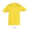 REGENT-KIDS TSHIRT-150g, Cotton, Gold, MALE, XXL