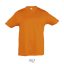 REGENT-KIDS TSHIRT-150g, Cotton, orange, MALE, XXL