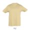 REGENT-KIDS TSHIRT-150g, Cotton, Sand, MALE, XXL