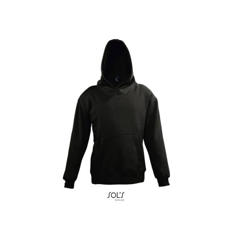 Hanorac cu gluga, Copii, SOL'S, 2401E12059, Poliester, Bumbac, Negru, XXL