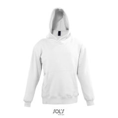   Hanorac cu gluga, Copii, SOL'S, 2401E12091, Poliester, Bumbac, Alb, 4XL