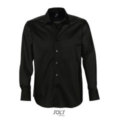   Camasa Barbati, 42FEB234809, Brighton, Tesatura, Masculin, Negru, XL
