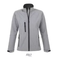   ROXY-WOMEN SS JACKET-340g, Blended Fabric, Grey Melange, TWIN, XL