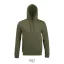 Hanorac cu gluga, Sols, 21OCT0950, 58 x 38 x 42 cm, S, unisex, Poliester, Bumbac, Verde