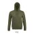 Hanorac cu gluga, Sols, 21OCT0951, 58 x 38 x 42 cm, XL, unisex, Poliester, Bumbac, Verde