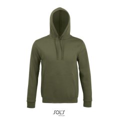   Hanorac cu gluga, Sols, 21OCT0953, 58 x 38 x 42 cm, XXL, unisex, Poliester, Bumbac, Verde