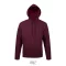 SNAKE HOOD SWEATER 280g, Polyester/Cotton, Burgundy, UNISEX, L