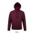 SNAKE HOOD SWEATER 280g, Polyester/Cotton, Burgundy, UNISEX, M