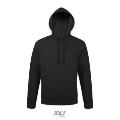 SNAKE-HOOD SWEATER-280g, Polyester/Cotton, black, UNISEX, M