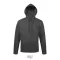 Hanorac cu gluga, 42FEB233479, Snake, Poliester, Bumbac, Unisex, Gri Dark, 3XL