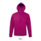 Hanorac cu gluga, Sols, 21OCT0955, 58 x 38 x 42 cm, L, unisex, Poliester, Bumbac, Fuchsia