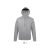 SNAKE HOOD SWEATER 280g, Polyester/Cotton, grey melange, UNISEX, 3XL