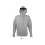 Hanorac cu gluga, 42FEB233482, Snake, Poliester, Bumbac, Unisex, Gri Melange, 4XL