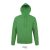 SNAKE-HOOD SWEATER-280g, Polyester/Cotton, kelly green, UNISEX, L