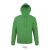 SNAKE-HOOD SWEATER-280g, Polyester/Cotton, kelly green, UNISEX, M