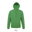 SNAKE-HOOD SWEATER-280g, Polyester/Cotton, kelly green, UNISEX, XL