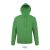 SNAKE-HOOD SWEATER-280g, Polyester/Cotton, kelly green, UNISEX, XXL