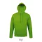 Hanorac cu gluga, 42FEB233486, Snake, Poliester, Bumbac, Unisex, Verde Lime, M