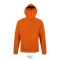 Hanorac cu gluga, 42FEB233492, Snake, Poliester, Bumbac, Unisex, Portocaliu, L