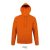 Hanorac cu gluga, 42FEB233496, Snake, Poliester, Bumbac, Unisex, Portocaliu, XS